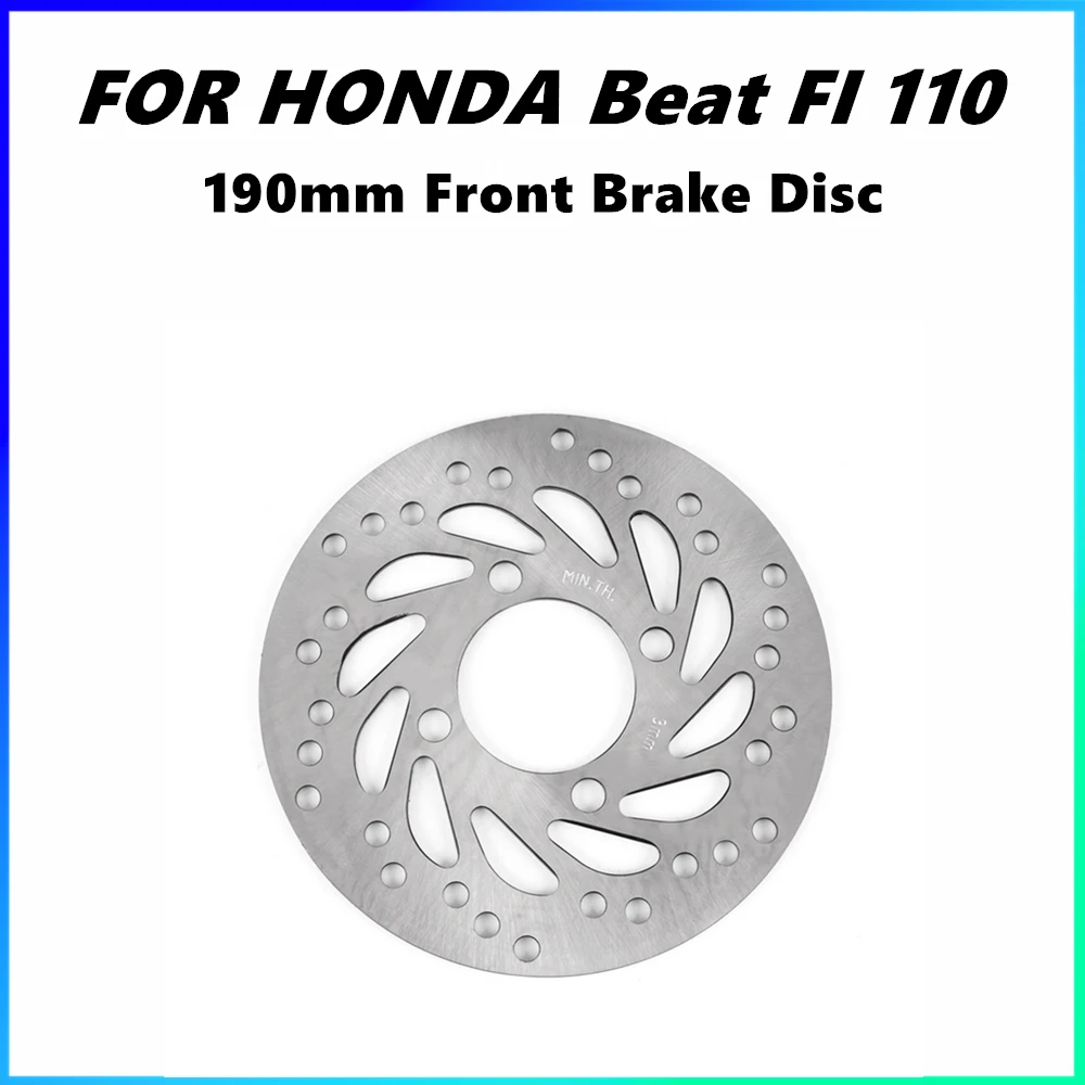 Motorrad Bremsscheibe Vorne Für Honda Beat FI 110 190 MM änderung Schwimmende scheibenbremse