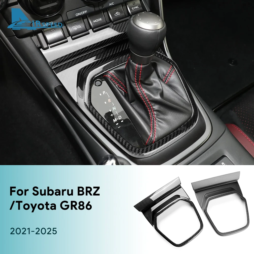 

Оригинальное твердое углеродное волокно для Subaru BRZ Toyota GR86 2021 2022 2023 2024 2025 Автоматическая LHD RHD Автомобильная панель передач глянцевая матовая углеродная