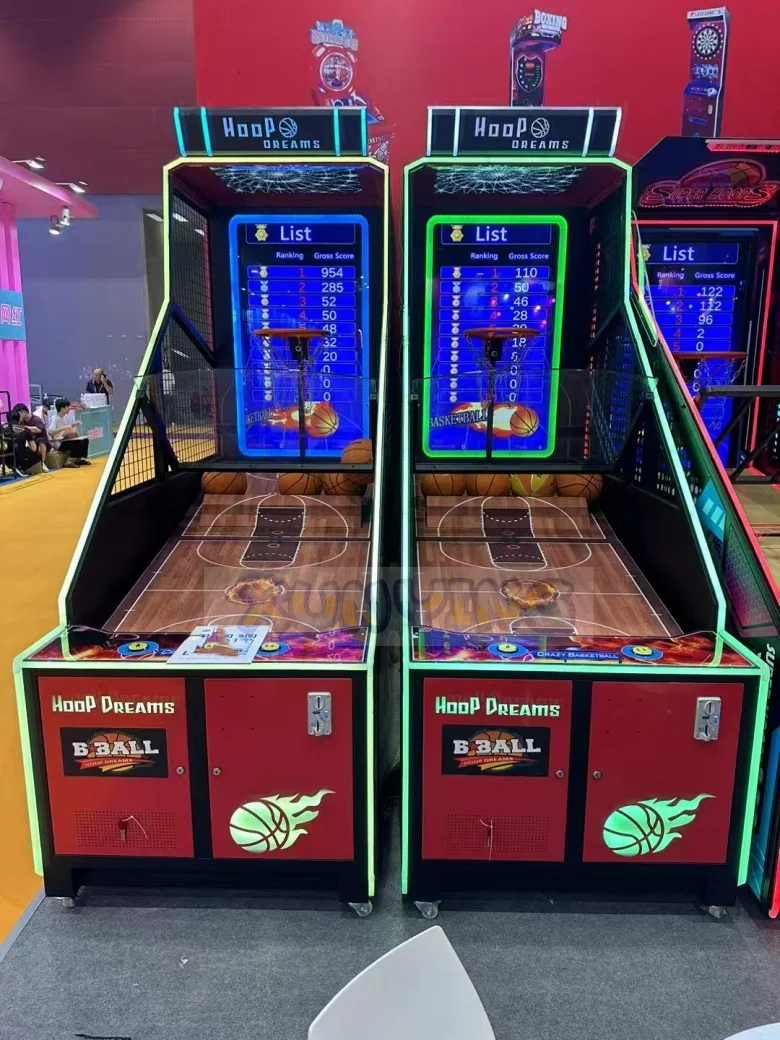 Commercial Arcade Electronic Basketball Shoot Game Machine Basketball Shooting Simulator Arcade Machine