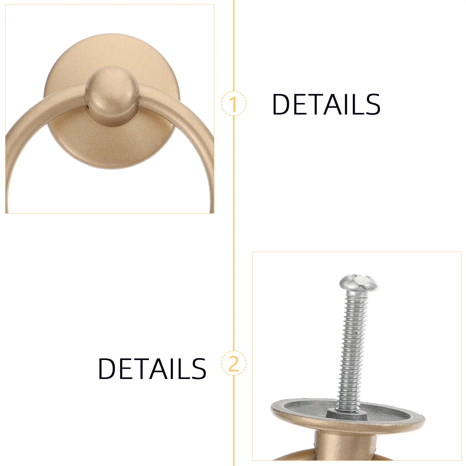 10Pcs High-Quality Zinc Alloy Door Handles Rust Resistant Solid Cabinet Pulls