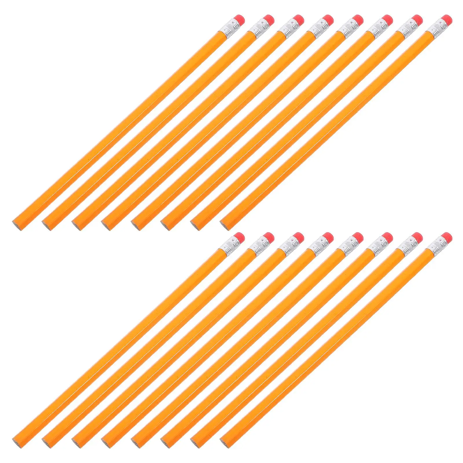 

100pcs Wooden Eraser Bulk Bulk Classroom Must Haves Pencils School Supplies Long Wood Practical Student Teacher Office