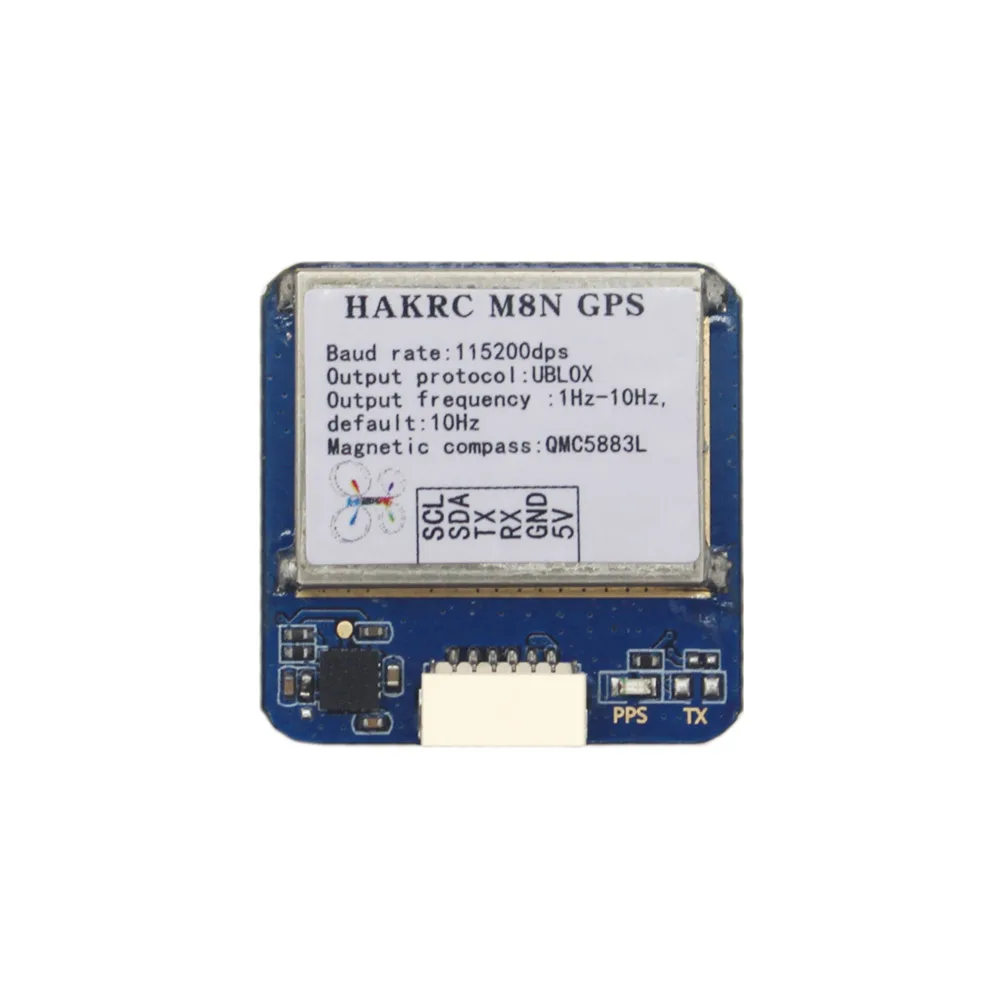 

HAKRC M8N GPS F23-U Beidou/GPS receiver 72CH NMEA0183 for RC FPV Racing Drone