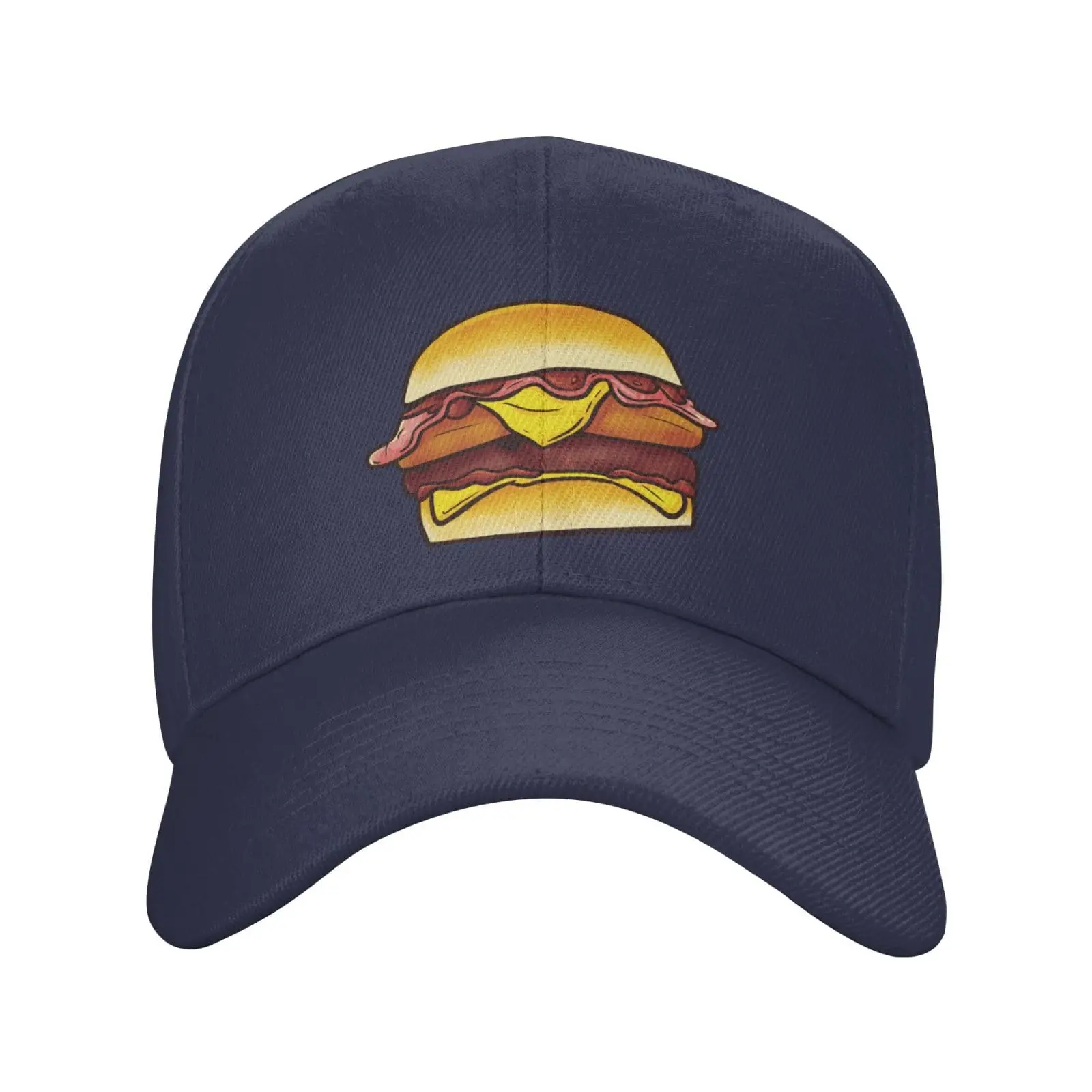 Hamburgers with Thick Meat Baseball Caps for Men Women Hat Adjustable Cap Trucker Hats Dad Caps