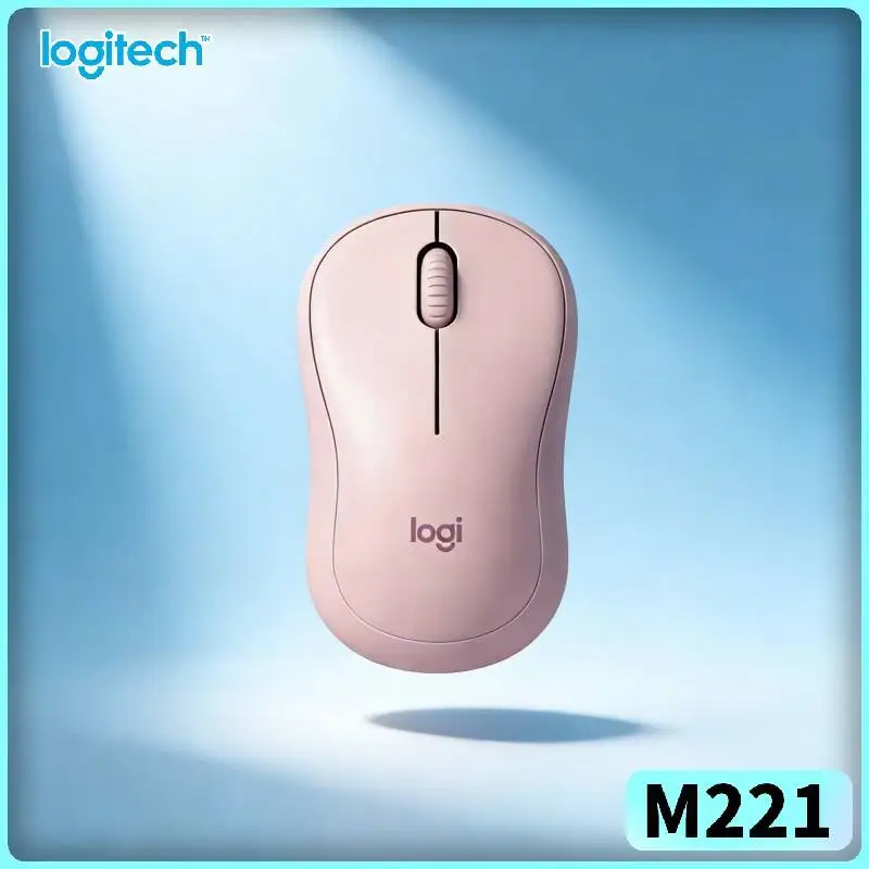 

Беспроводная бесшумная мышь Logitech M221 - радиус действия 10 м, компактный дизайн, мягкие нажатия, для работы дома и в офисе