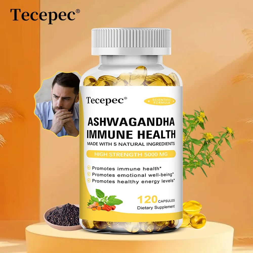 

Органические капсулы Ashwagandha 2300 мг — средство для снятия стресса, поддержка иммунитета и щитовидной железы, улучшение качества сна, естественная энергия