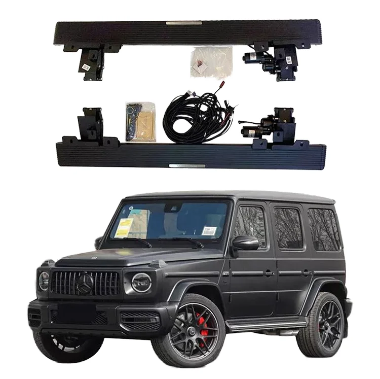 

High Quality Aluminum Alloy Electric Running Board LED Auto Scaling Side Pedal for Merces-Benz Vito for GLC GLE Models