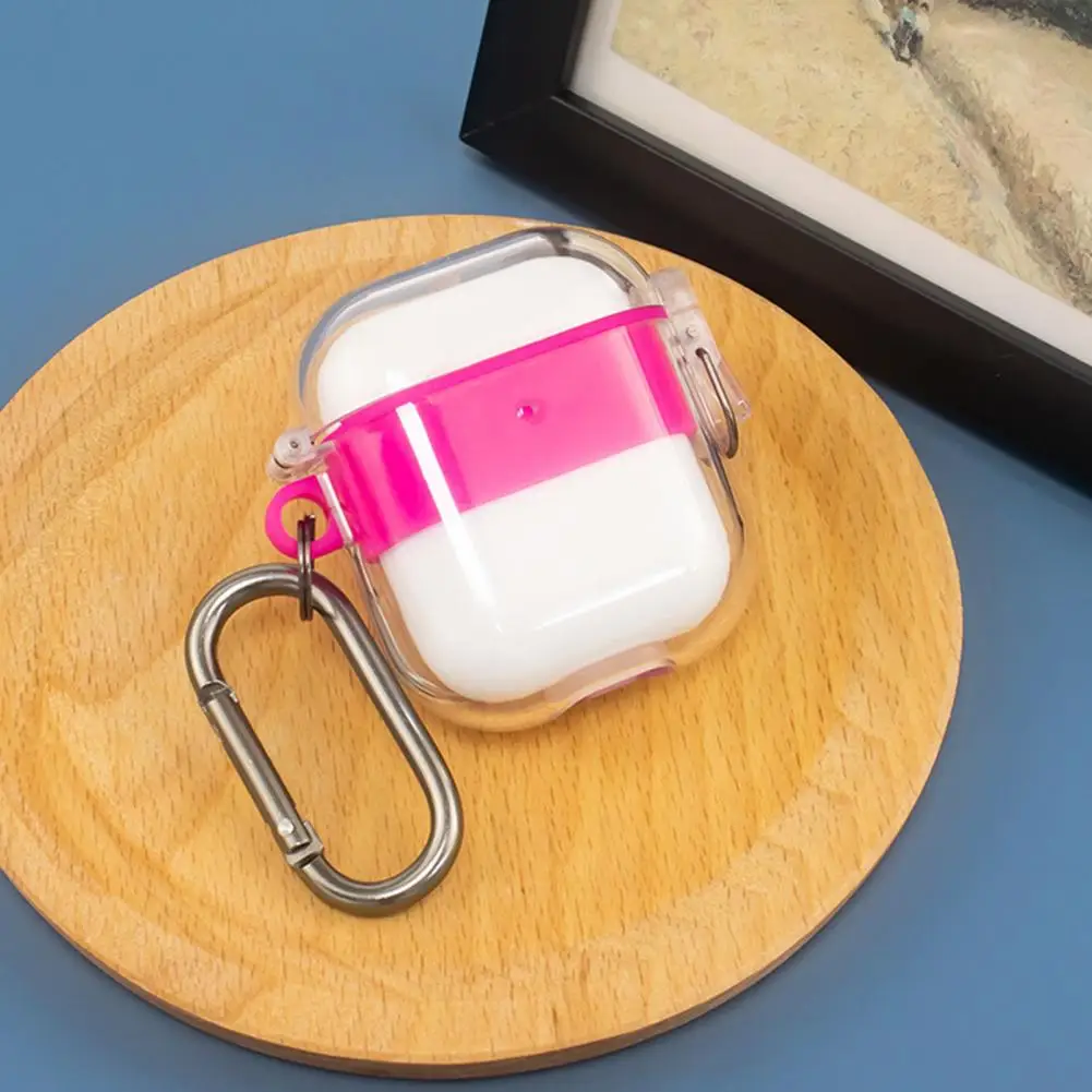 Protective Headphones Case 360 degree Transparent Headphones Case with Waterproof for Airpods2/1 for