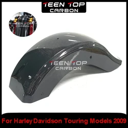 Motor Bike For Harley Davidson Touring Models Rear Fender Real Carbon Fiber Front Mudguard For Harley Davidson 2009-2023