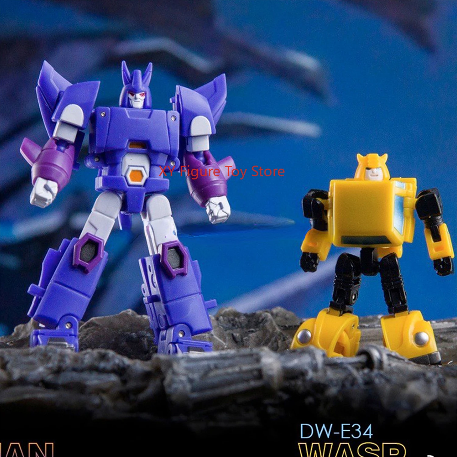 (IN STOCK) Transformation Dr.Wu DW-E35 DW-E34 DW-E35M DW-E34G DW-E35S DW-E34M Cyclonus WASP Mini Action Figure with Box