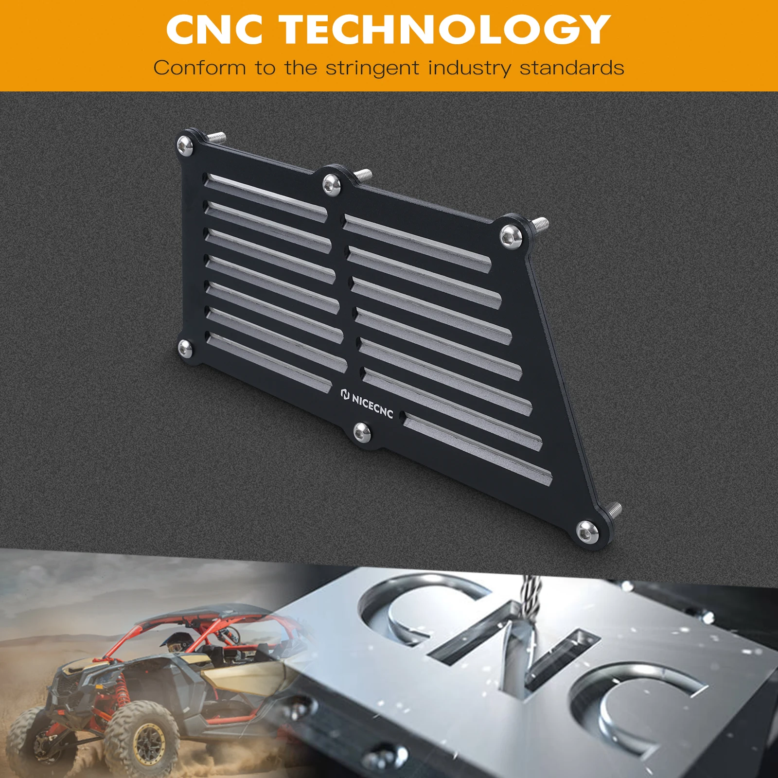 UTV Maverick X3 Air Clutch Intake Relocation Kit Noise Reduction Grille For Can-Am Maverick X3 2017-2021 Max R 4x4 Turbo DPS