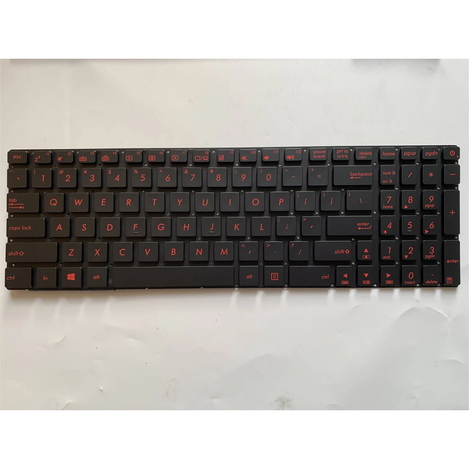 แป้นพิมพ์แล็ปท็อป US รูปแบบสำหรับ ASUS GL551 GL551JM GL551JW GL551JX GL551J GL551JK