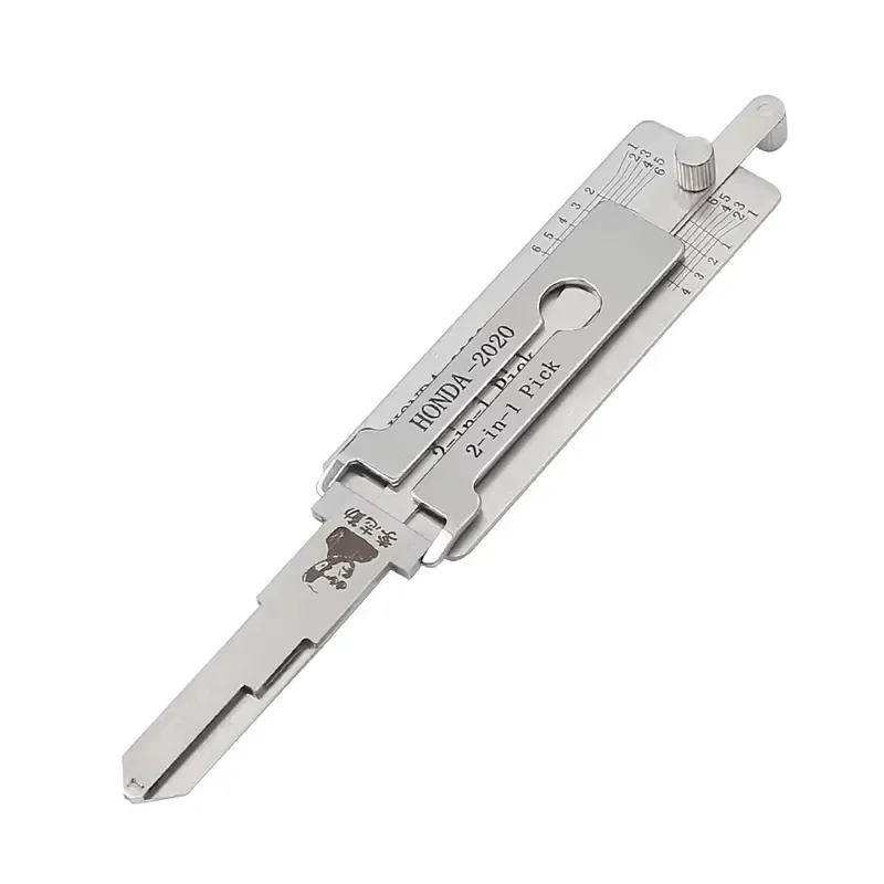 

2020 Lishi 2-in-1 Decoder New Locksmith Supplies Steel and Plastic Material
