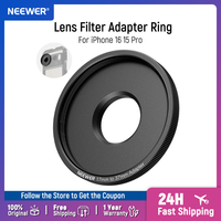 NEEWER 17mm to 37mm & 58mm Lens Filter Adapter Ring For Beastgrip 37mm Lenses 58mm Filters 15 Pro Max S24 Ultra Phone Cage Rig