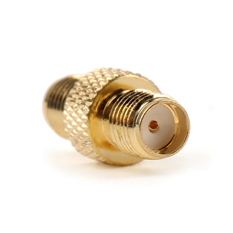 1 Stück RF-Koaxialadapter SMA-Buchse auf SMA-Buchse, gerader, vergoldeter Koaxialstecker mit Muster – Detail 5