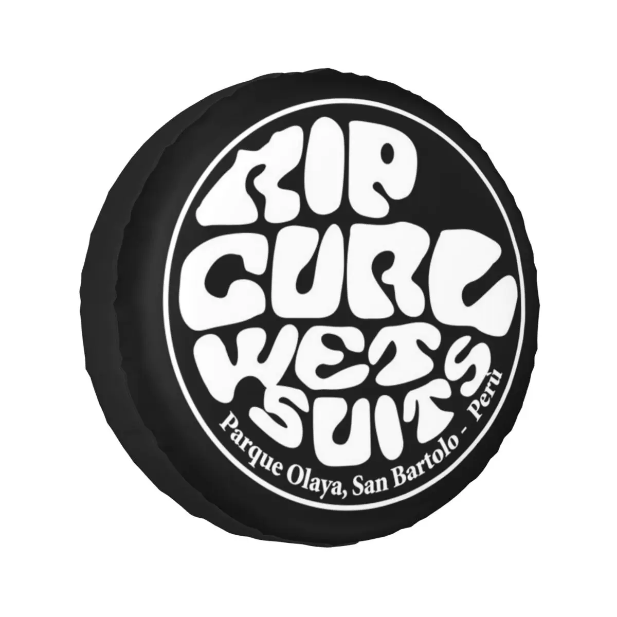 Custom Best Selling Rip Curl Wet Suits Spare Tire Cover for Car Mitsubishi 4x4 Wheel Protector Covers 14