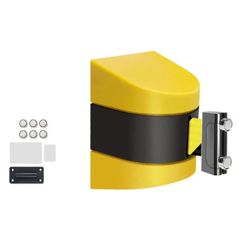 31BA Wall Mounted Barrier Belt with Yellow Caution Belt 2/3/5 Meter for Line Control