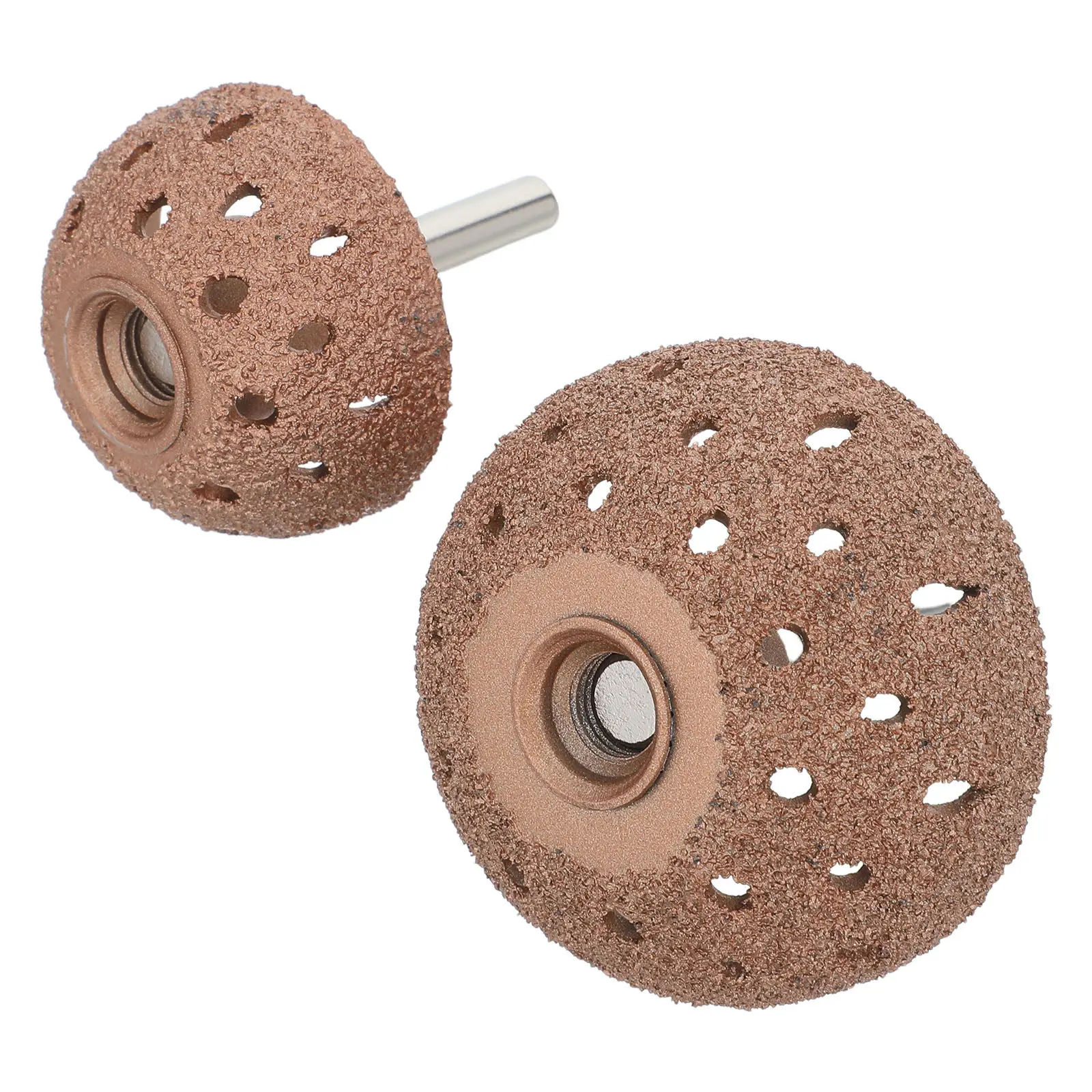 2Pcs Tungsten Steel Grinding Heads Bowl Type Precise Metal Engraving Die Grinder Bits Tire Repair Buffer Wheel Polishing