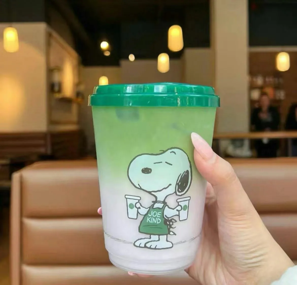جديد لطيف سنوبي الكرتون أنيمي الطرفية الصيف بسيط كوب ماء زجاجي الكرتون عالية الجمال القهوة كوب عصير الحليب هدايا عيد الميلاد