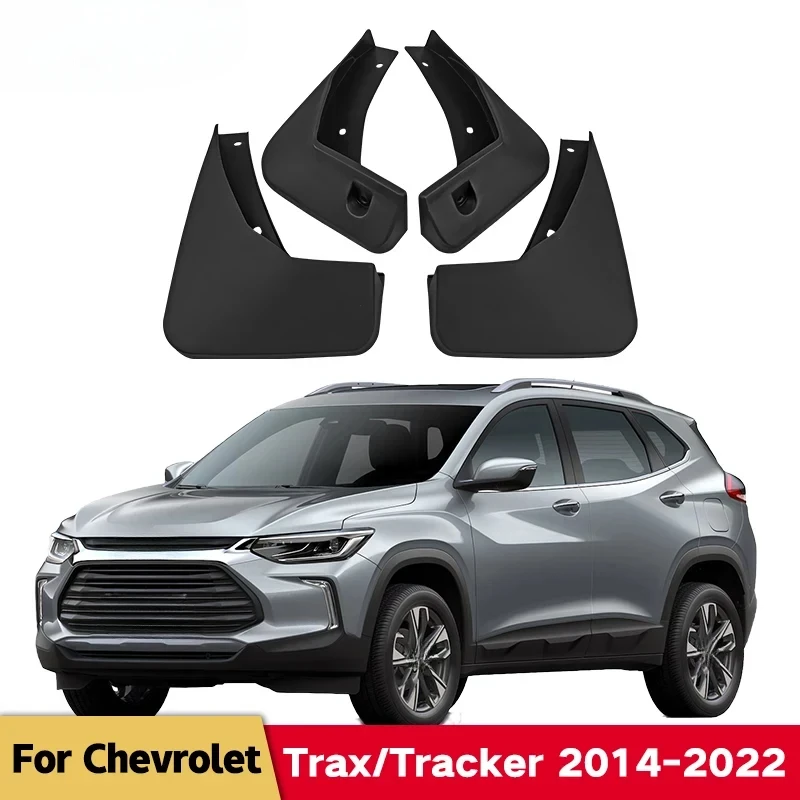 Mud Flaps For Chevrolet Trax Tracker 2014-2022 Splash Guards Fender MudFlaps Front Rear Mudguards Car Accessories