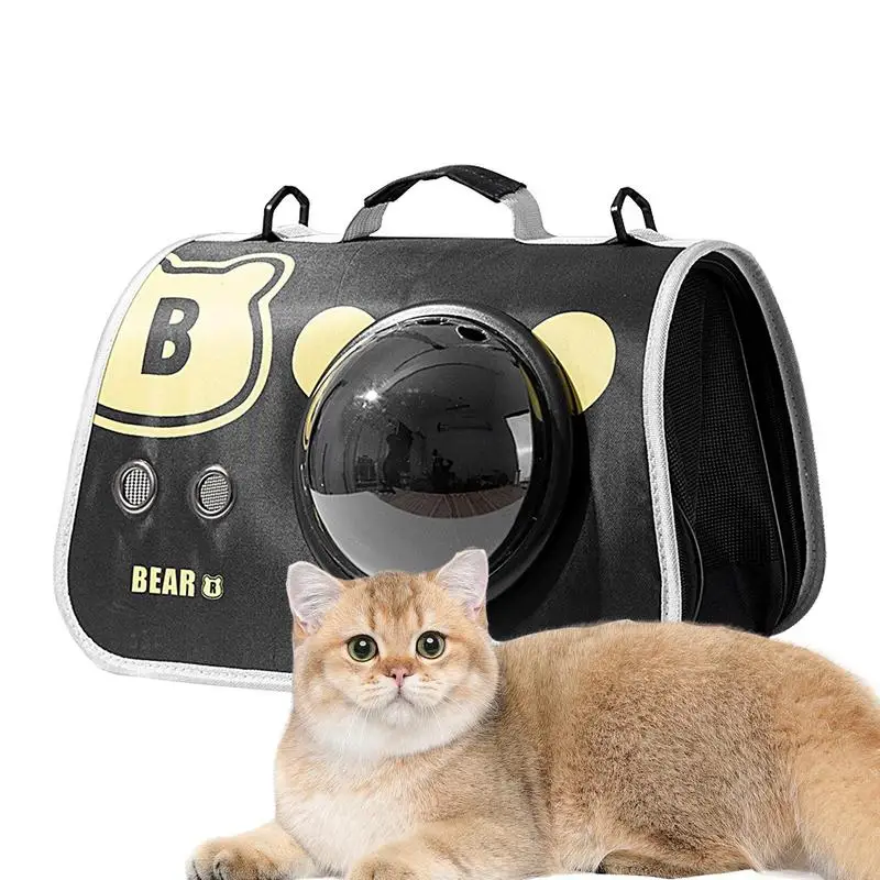 Cat Carrier Bag Waterproof Pet Carrier For Cats Crossbody Cat Carrier With Window Dog Carrier Bags Pet Travel Backpack For Cats