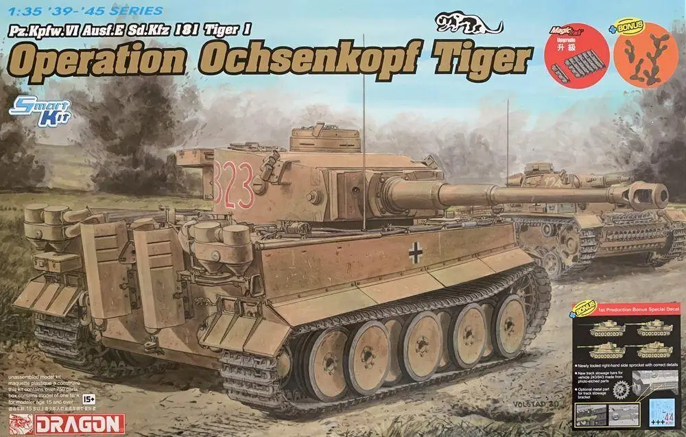 

DRAGON 6328 1/35 Sd.Kfz 181 Tiger 1 "Operation Ochsenkopf Tiger"