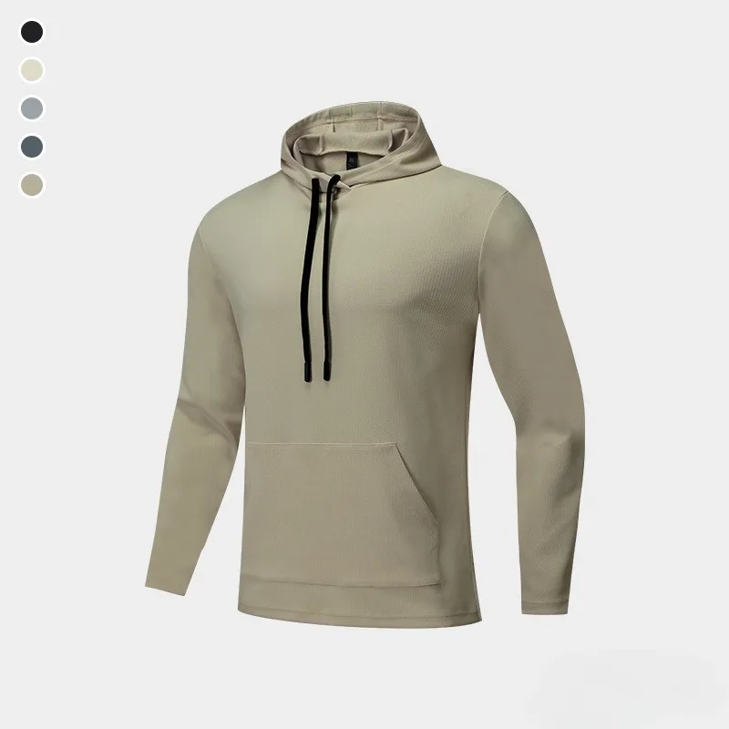 

Осенне-зимняя повседневная толстовка с капюшоном, длинный рукав, спортивная одежда для бега и фитнеса, худи-пуловер
