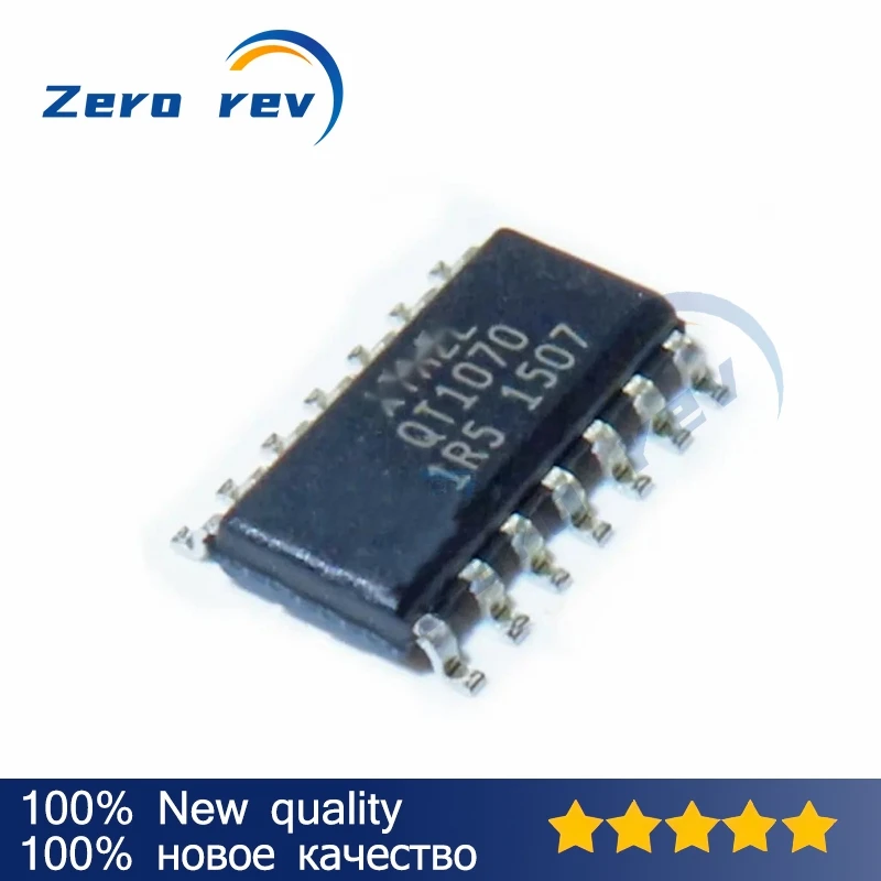 2-10Pcs 100% New Free Shipping AT42QT1070-SSUR QT1070 SOIC-14 AT42QT1050-UUR 150-UU WLCSP-12