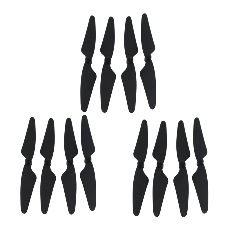 

12Pcs For Hubsan H501S X4 RC Quadcopter Propellers Blades 6CW/6CCW, Black