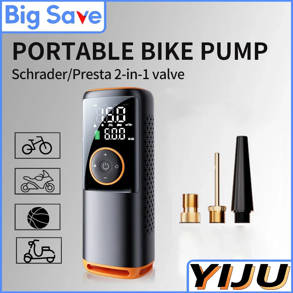 

Автомобильный электрический воздушный насос 160PSI, электрический насос для накачивания шин 120 Вт с манометром, мини-воздушный компрессор, автоматический надувной насос для шин