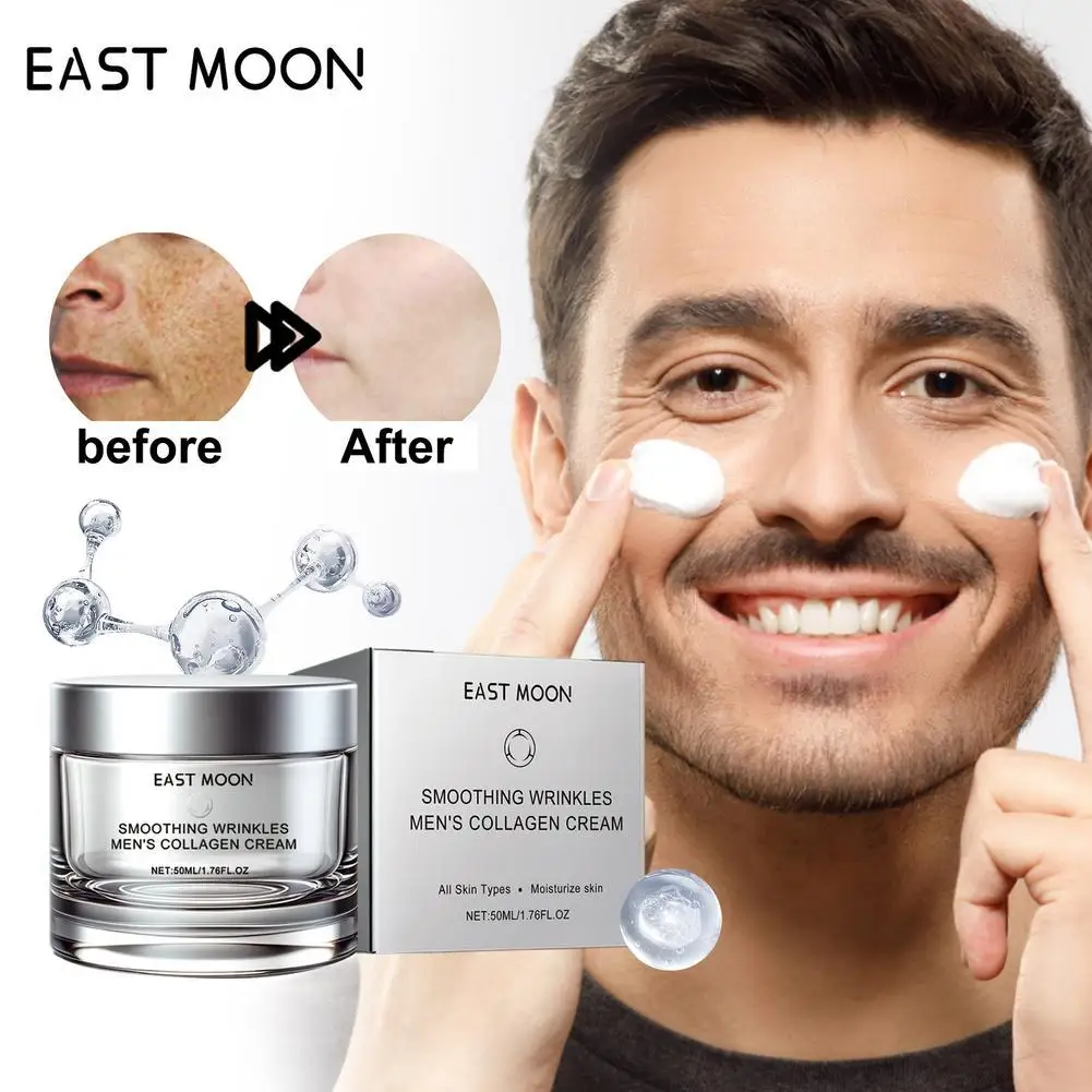 

Men Collagen Face Cream Lifting Firming Cream Moisturizing, Illuminating,Reduces Wrinkles & Fine Lines Brighten Skin Products