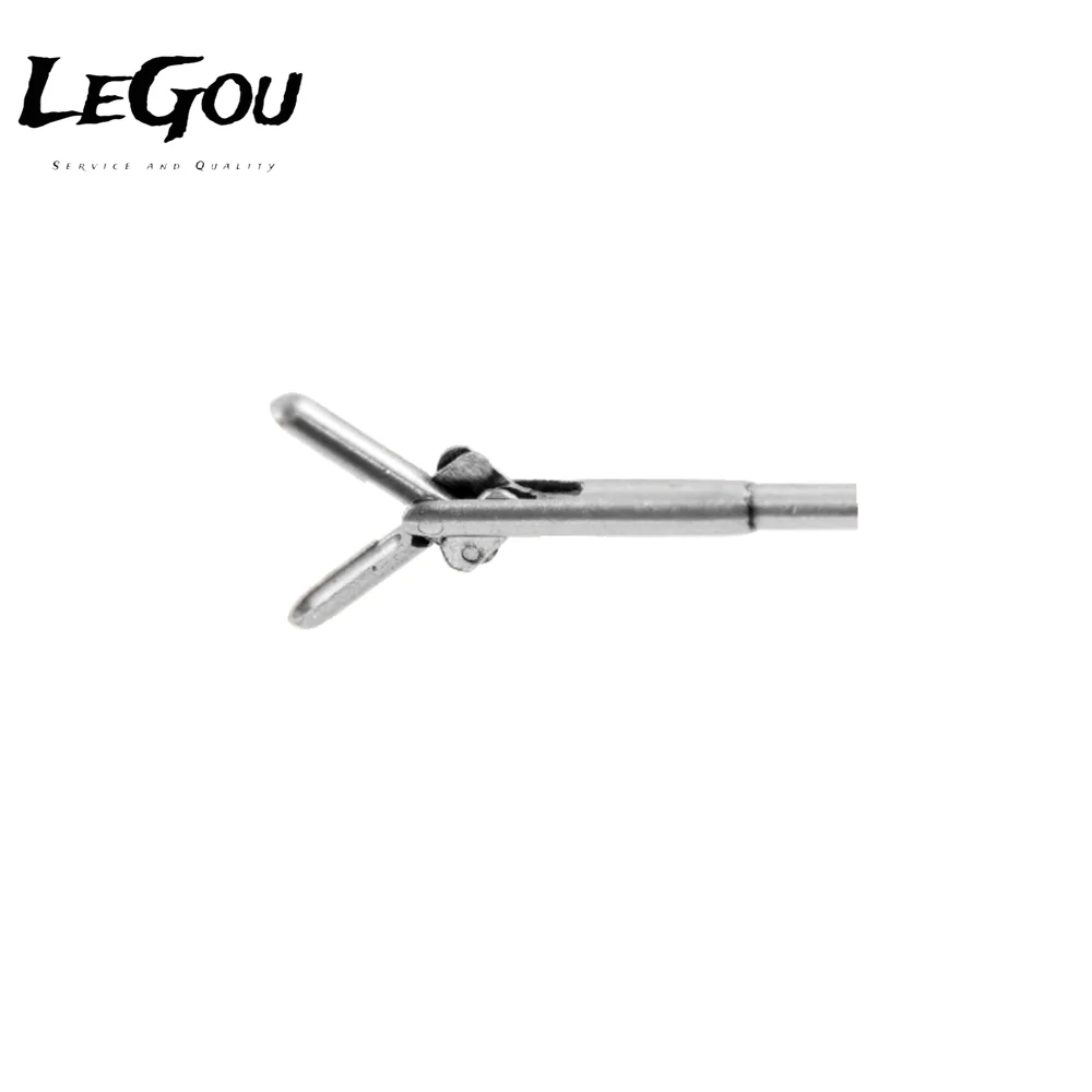 LeGou Professional  1.0*580mm 1.3*580mm 1.6*580mm Ureteral Endoscopic Rigid Foreign Body Forceps for Ureteral Surgery in Adults