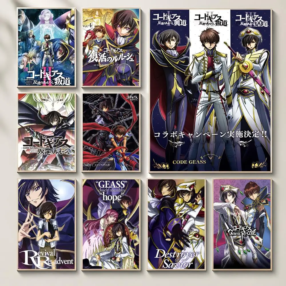 Code Geass Lelouch of the Rebellion III‑Glorification Poster Poster, Wall Decor Art Print, Abstract Wall Decor Art Print