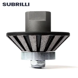 SUBRILLI Hand Profile Wheel Bevel E20 Diamond Profile Grinding Wheel For Angle Grinder Granite Marble Stone Edge Abrasive Block