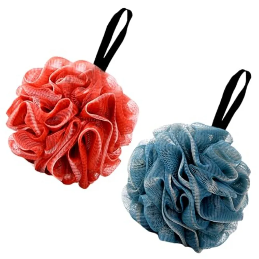 

Shower Gel, Loofah Sponge Bag, Body Scrub, Exfoliating Shower Gel, Sponge, Men's and Women's Shower Accessories, Cleaning Tools