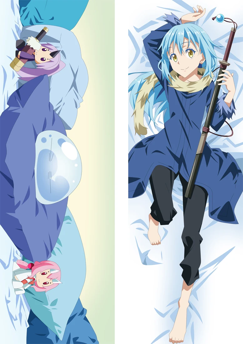 60x180cm Dakimakura Cover Fullbody Pillow Case Double-Sided Anime Pillow Cover Bedroom Bedding Cosplay Cushion Cover