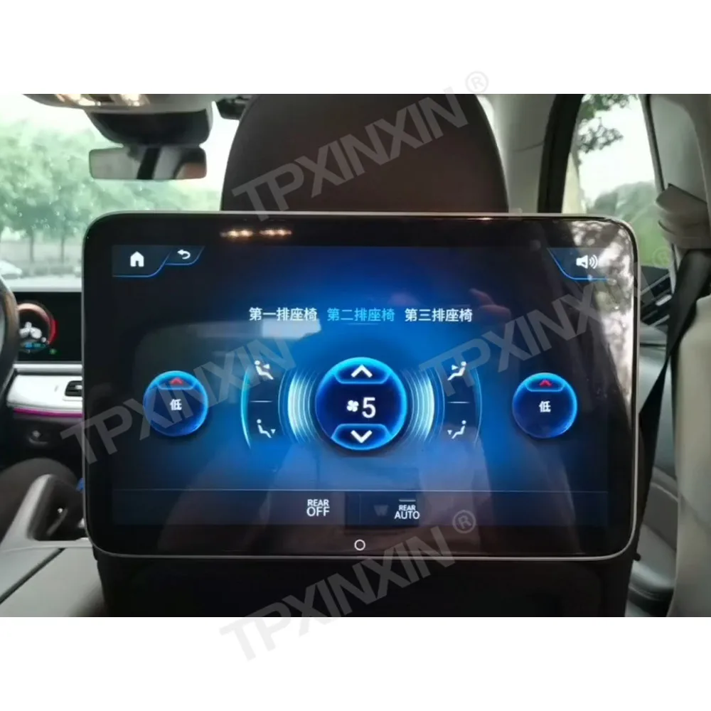 For Mercedes BENZ Android Car Headrest Monitor TV Player display Touch Screen BT Bluetooth Audio Video Player FHD 1080P