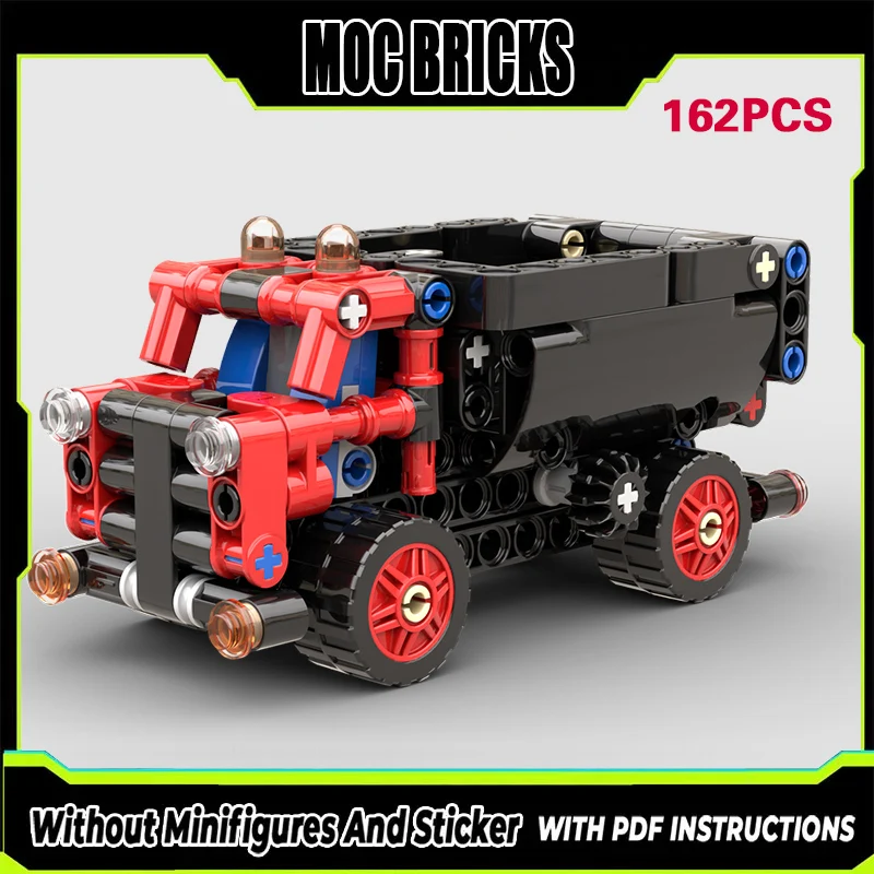 

Конструктор City Car Model MOC: Классический мини-самосвал, модульная технология, подарки, праздничный набор для сборки, детские игрушки