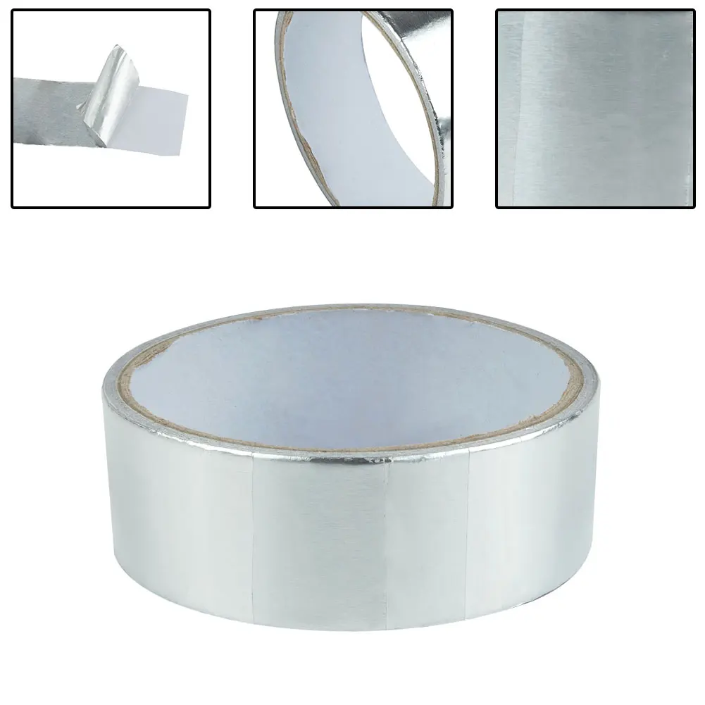 

High Temperature Resistant Smoke Exhaust Pipe Sealing Kitchen Cauldron Leak Proof Sunscreen Heat Insulation Aluminum Foil Tape