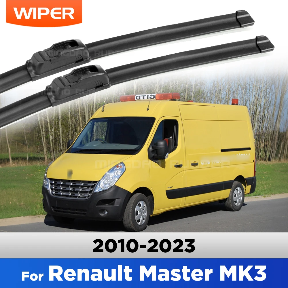 CREATROAD limpiaparabrisas delantero para Renault Master MK3 2010-2023 2011 2012 2013 2014 2015 cepillo de ventana de parabrisas 26 "26"