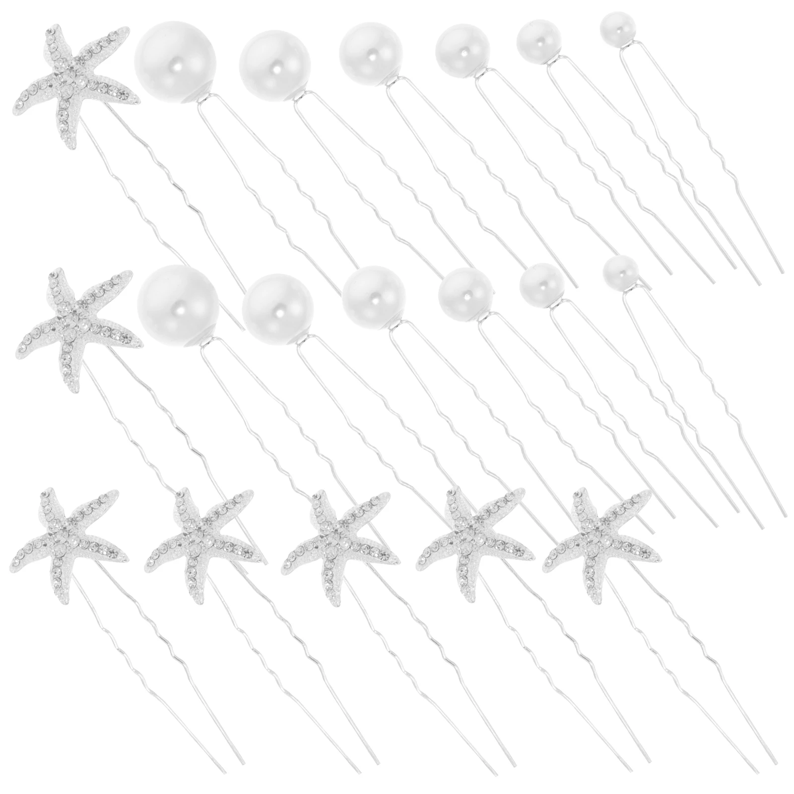 

24Pcs Pearl Wedding Hairpin Bridal Hair Accessories U-Shaped Hair Pin for Bride Hairstyle Bridal Hairpin Wedding Pin