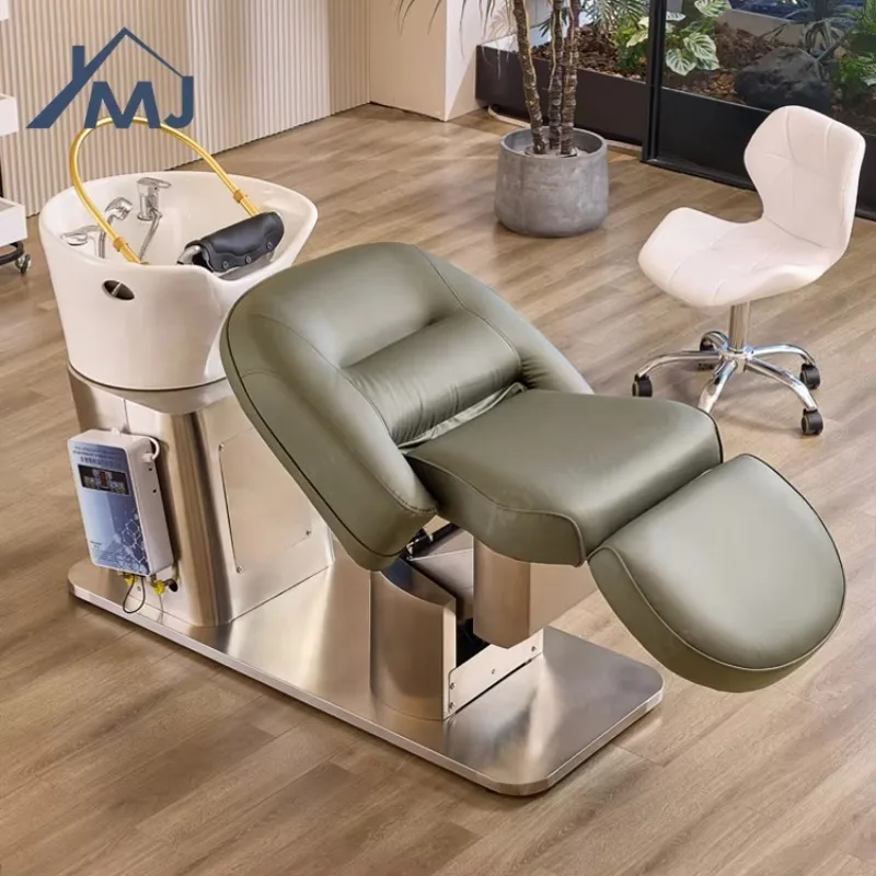 Hair Sink Massage Table Lay Down Washing Salon Shampoo Bed Head Spa Chairs