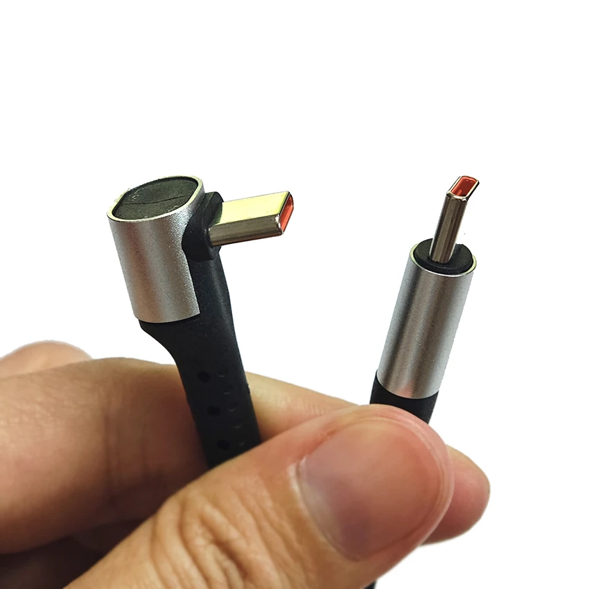 Spring Telescopic Type-c 90 Degree Elbow to TypeC Data Cable 66W 6A Charging For Mobile Phone Portable Charging Cable