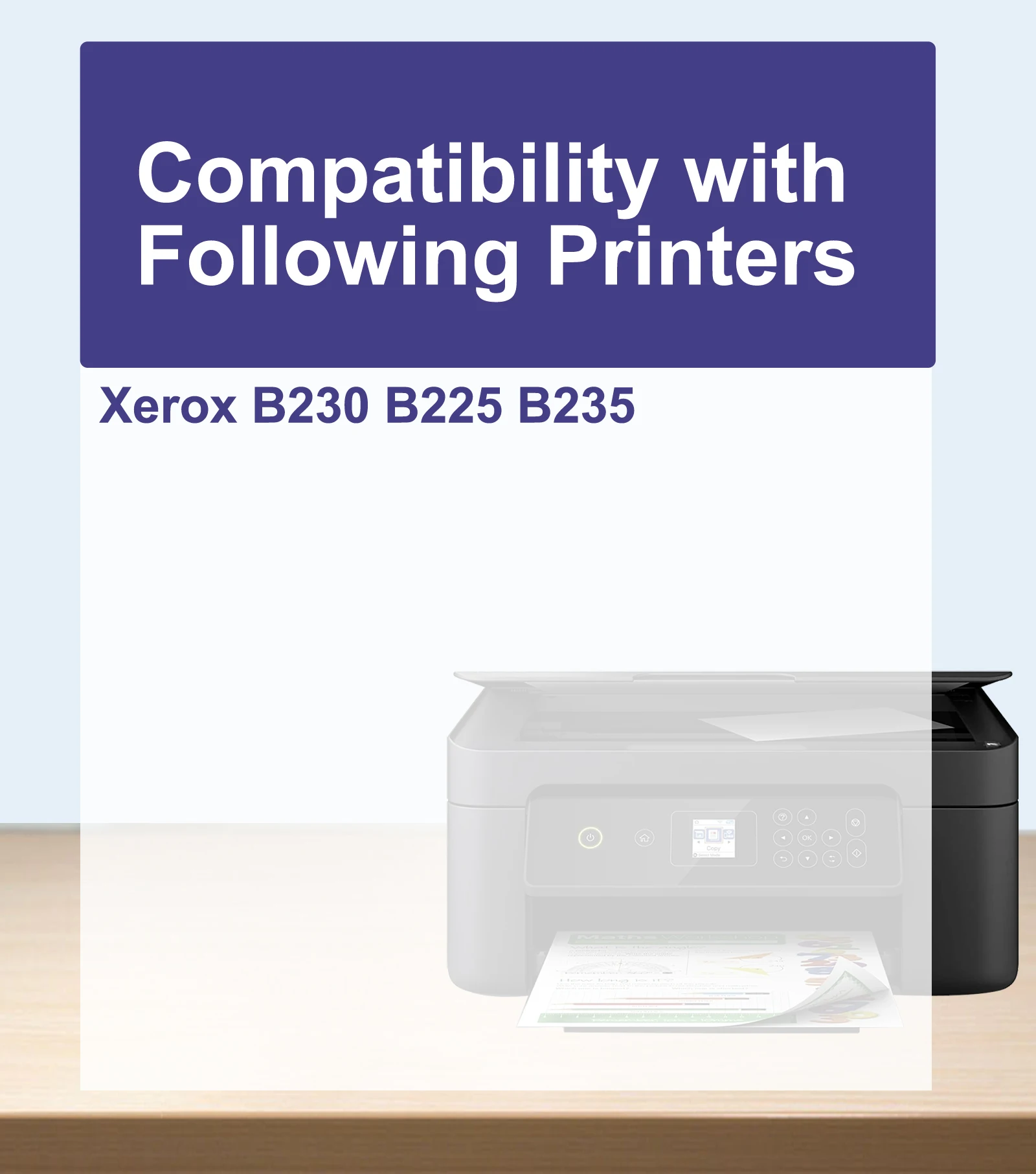 Imagem -03 - Cartuchos de Toner Usados para Xerox B230 com Chip B225 Impressora B235 3000 Páginas