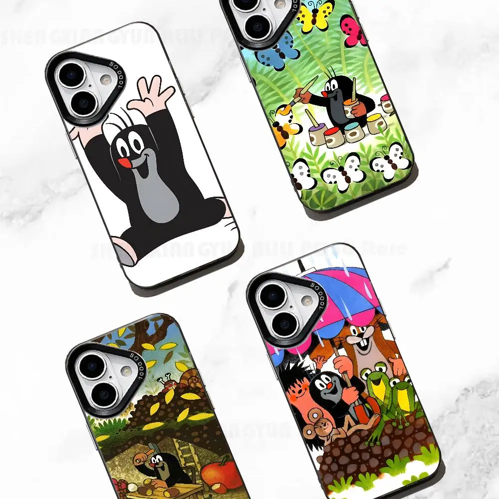 

L-Little M-Mole Cartoon Krtek Case For IPhone 11 12 13 14 15 16 17 Pro Max XS X XR Cover