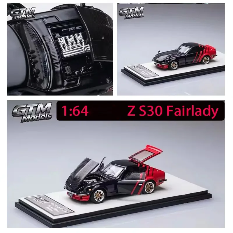 GTM 1:64 Scale Z S30 Fairlady 64004-01 Alloy Car Model Collection Display Holiday Gift Toy