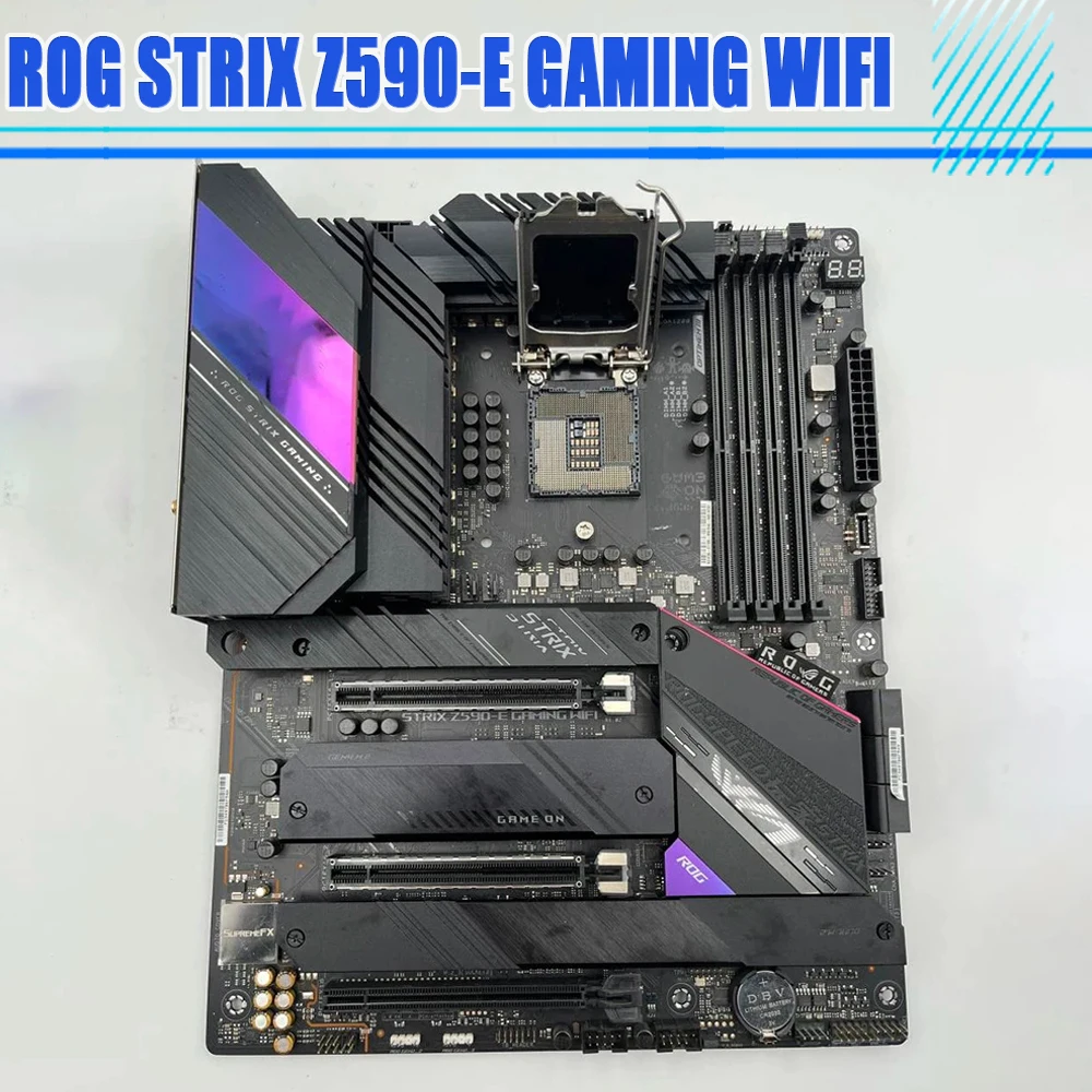 ROG STRIX Z590-E GAMING WIFI ATX Motherboard Z590 DDR4 PCI-E 4.0 4 × M. 2 USB3.2 11th/10th Generation For ASUS