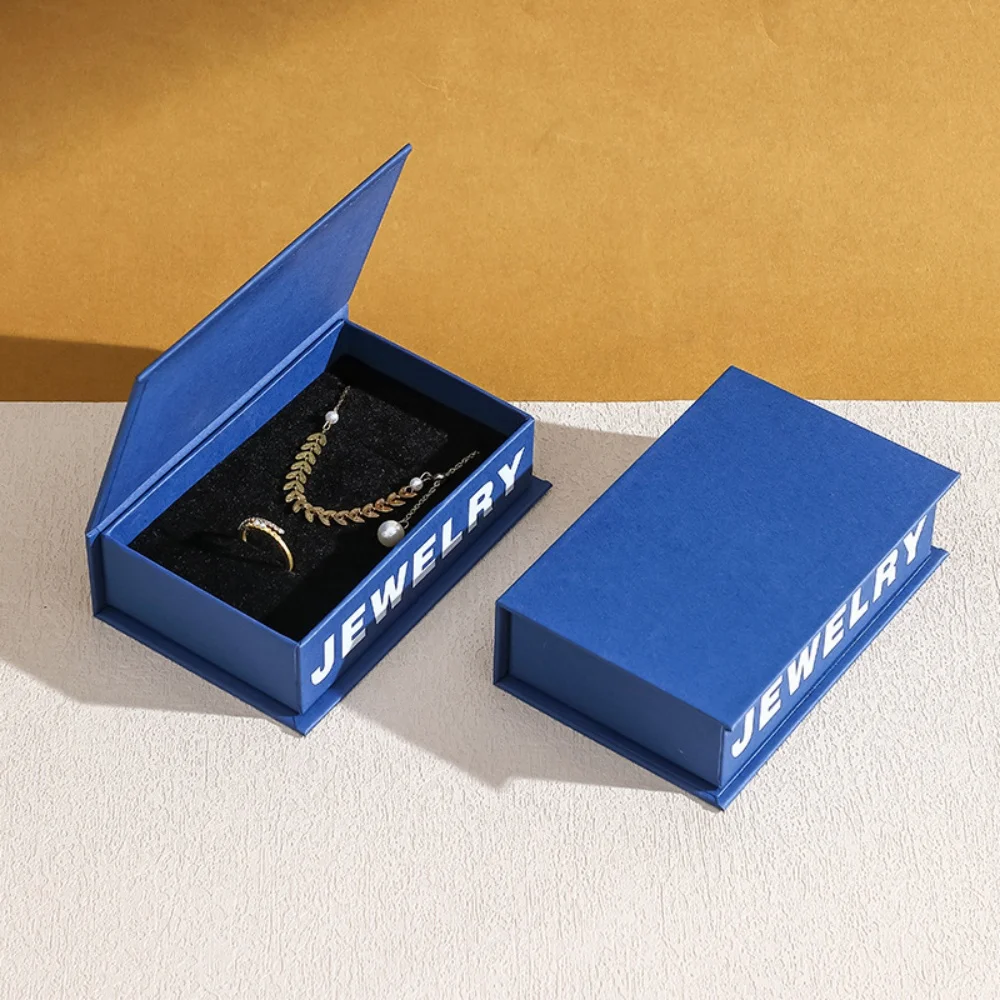 

Футляр для украшений с откидной крышкой, разноцветные демонстрационные коробки, коробка для хранения украшений, разноцветный футляр для украшений с губчатой вставкой для подарочной коробки