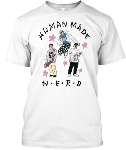 Human Made Nerd T-Shirt Made in the USA Size S to 5XL