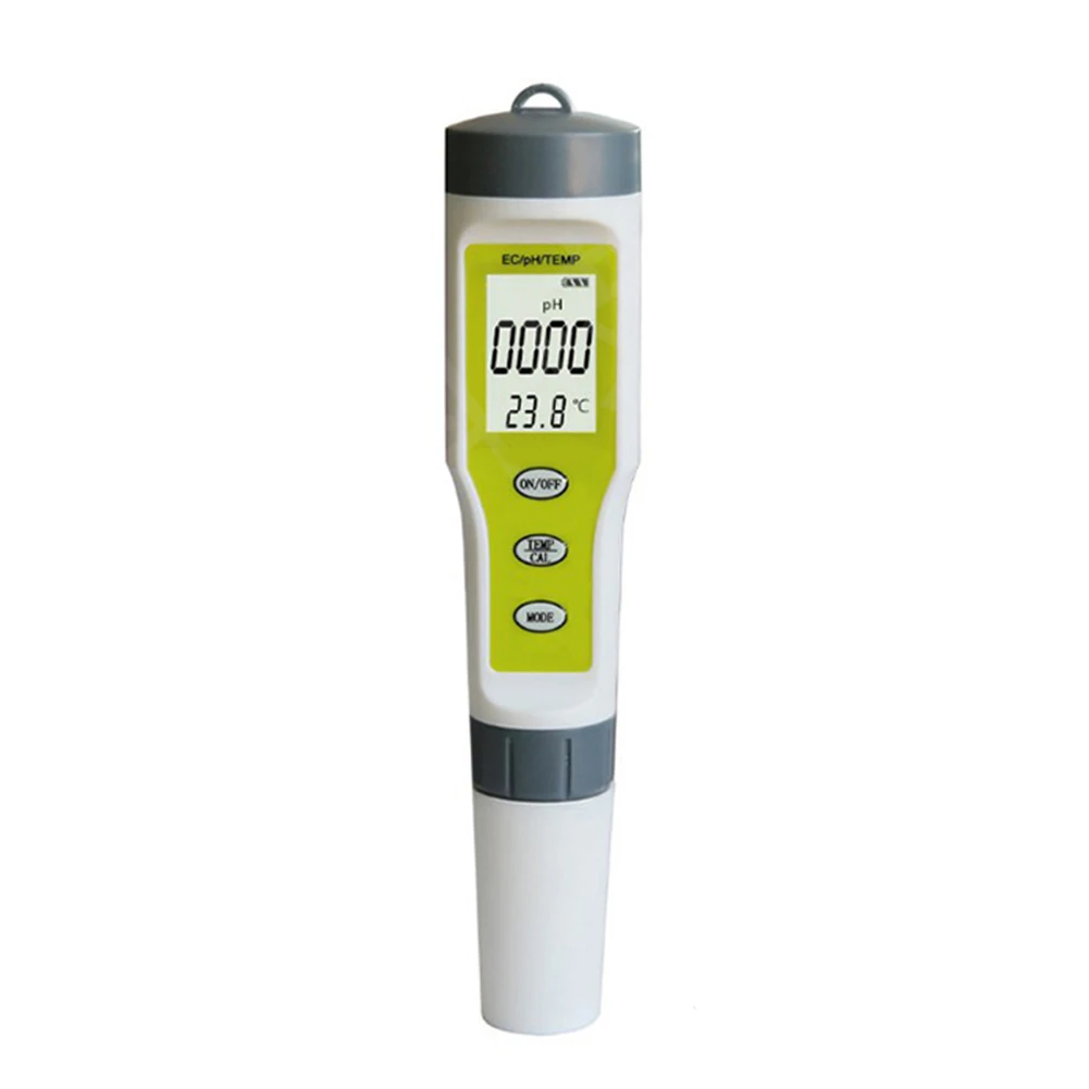 

Water Quality Detector Accurate Reliable PH/EC/TEMP Digital Water Quality Monitor For All Water Electrical Equipment Supplies