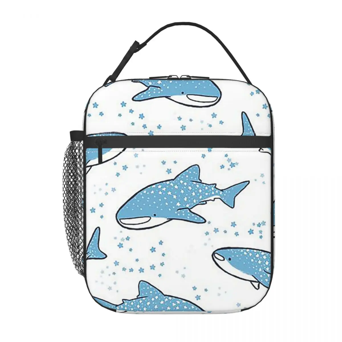 

Термосумка для обедов Starry Whale Sharks для женщин и детей, портативная термосумка для еды, термосумка-тоут